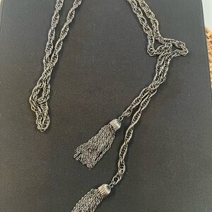 Banana Republic Long Fringe Tassel Lariat